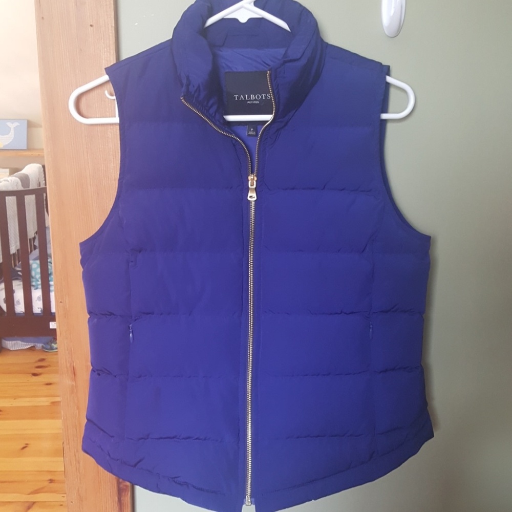 Royal blue puffer vest